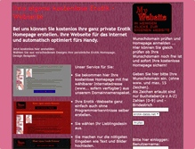 Tablet Screenshot of erotik-dates.net